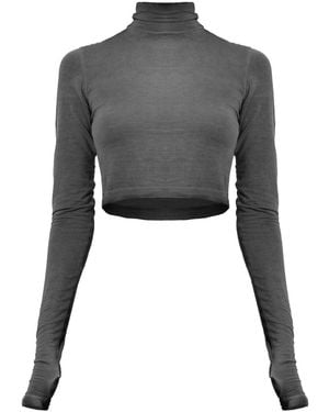 Zhenabia Neutrals Na Body Charcoal - Grey