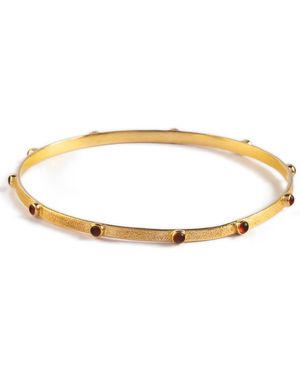 Goddess Charms Sacral Chakra Bangle - Metallic
