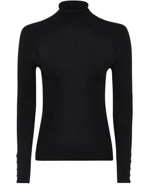 Guinea London Bella Roll Neck Jumper - Black