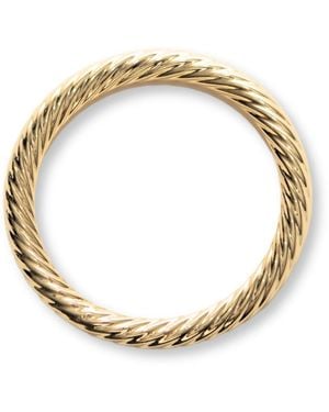 Argento Vivo Twisted Whitney Bangle - Metallic
