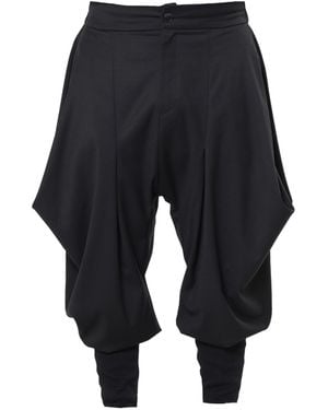 Metamorph Draped Harem Trousers - Black