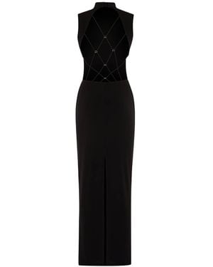 Khéla the Label No Strings Attached Backless Slim Dress - Black