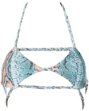 Siren Swimwear Siren Mermaid Braided Top - Blue
