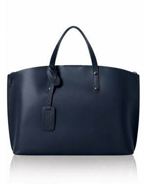 Betsy & Floss Positano Leather Handbag - Blue
