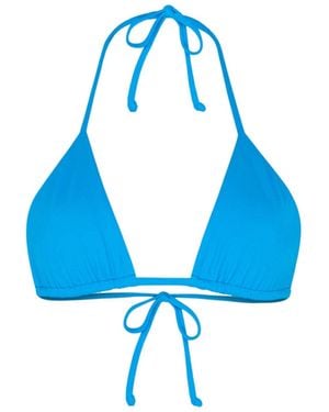 Chaude Swimwear Toni Triangle String Top - Blue