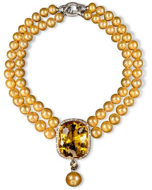 VIEA Aurelia Empress Necklace - Metallic