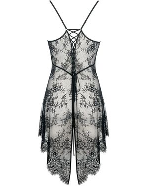 MONIQUE MORIN LINGERIE Moonstruck Chemise - Gray
