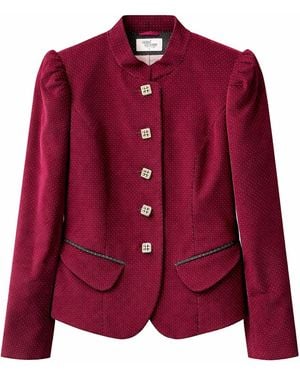 Mood Swings Mulled Wine Blazer - Purple