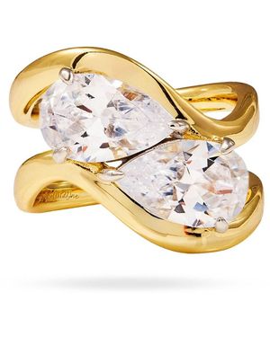 Onewildone Just A Girl East West Ring - Metallic