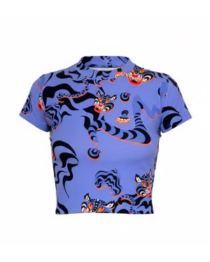 Pitaya Yoga Mr Ti T-Shirt -Bamboo - Blue