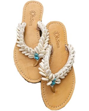 OhSun Neutrals Evie Slides - Metallic