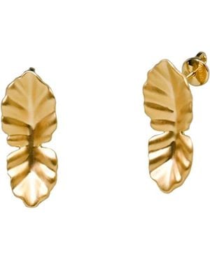 Onia Kaffir Form Earrings - Metallic