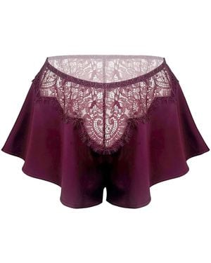 MONIQUE MORIN LINGERIE Moonstruck Shorts Velvet - Purple