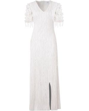 Raishma Francesca Ivory Gown - White