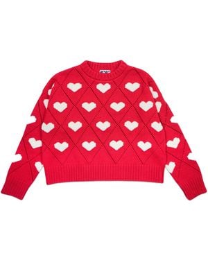 Gigi Knitwear Love Jumper - Red