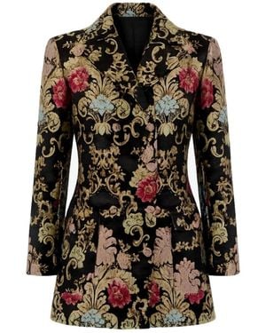 Cedar Rose Jacquard Tailored Blazer Dress - Multicolour