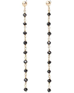 Rahul's Jewels Genuine Diamond Long Drop Earrings - White