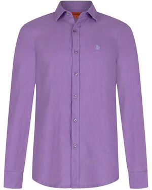 Maison Tangerine Linen Shirt For - Purple