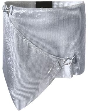 OW Collection Gemma Metallic Mini Skirt - Grey