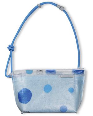 M.Craftsman Mbungkus Remessenger Bag – Poka Dot – Moonbeam - Blue