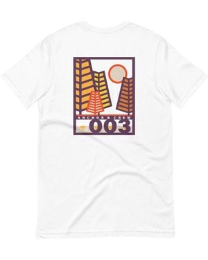 Anchor and Crew Three Field Notes Organic Cotton T-Shirt - White