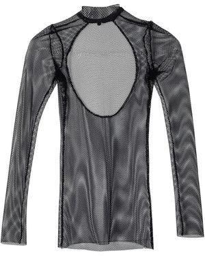 Paloma Lira Mesh Top - Black