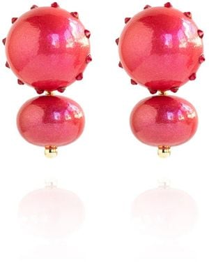 Saule Label Livia Earrings - Red