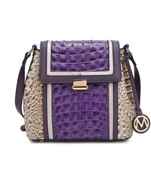 Mkf Collection - J'omor Jamilah Shoulder Bag - Purple