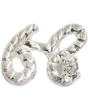 Claire Hill Designs Beautiful Shorthand Stud Earring - White