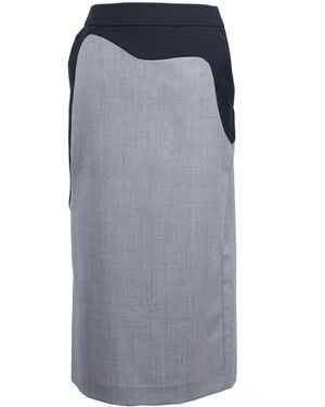 Laura Daili Midi Skirt - Grey
