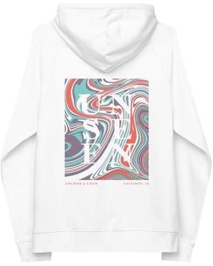 Anchor and Crew Eighteen Unseen Editions Organic Cotton Hoodie - White