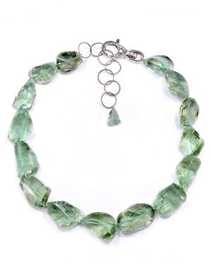 Mineralgems•Studio Prasiolite Necklace - Green