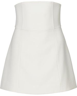 Vestiaire d'un Oiseau Libre Wool High Waisted Skirt - White