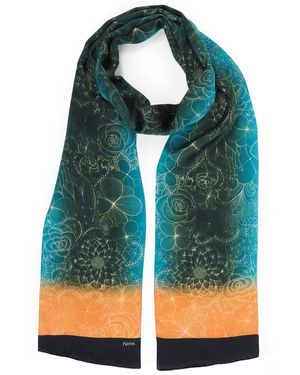 Kueen Silk Scarf - Green