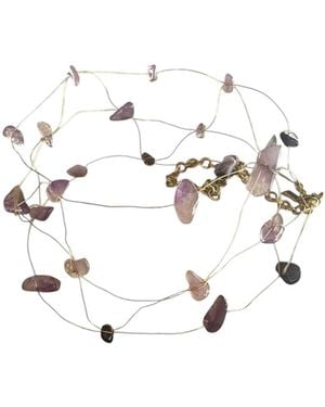 Laine Studio Choker Morado - White