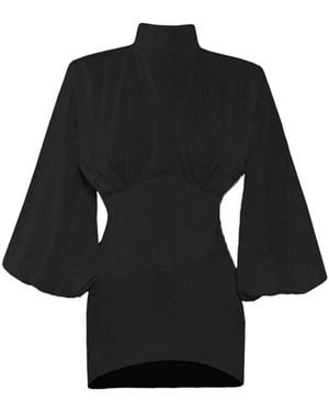 Vestiaire d'un Oiseau Libre Eve Short Dress - Black
