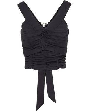 Ashaki The Adhara Cotton Sleeveless Top - Black