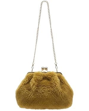 Nooki Design Booba Faux Fur Clutch Bag - Metallic