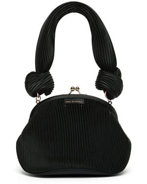 Lulu Guinness Satin Plisse Lois Bag - Black