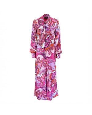 Laura Citron Paisley Jumpsuit - Purple