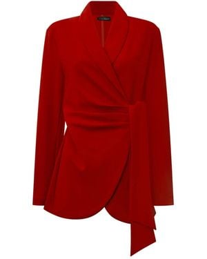 James Lakeland Side Sash Blazer - Red