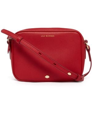 Lulu Guinness Lulu Leather Cole Crossbody Bag - Red