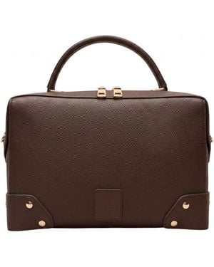 The Bag Icon The Grandmere Trunk Bag - Brown