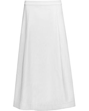Audrey Vallens Neutrals Selene Twill Skirt - White