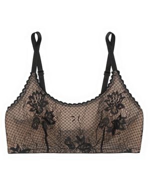 Verdant Intimates Capsule Scoop Bra - Brown