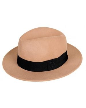 DAVID WEJ Wool Fedora Hat –– - Black