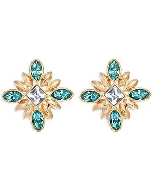 Grosse Rhinestone Clip On Earrings, Series Athene - Blue