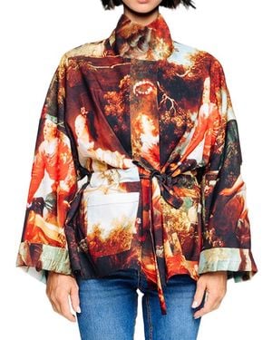 Maxjenny Square Boxy Jacket - Red