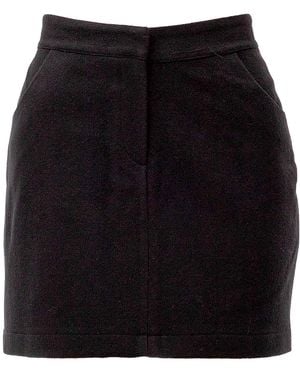 Maison Bogomil Mini Skirt Wool - Black
