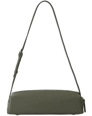Sd Collection Khaki Mervie Baguette Bag - Green